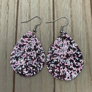 New! | Handmade Faux Leather Earrings Single